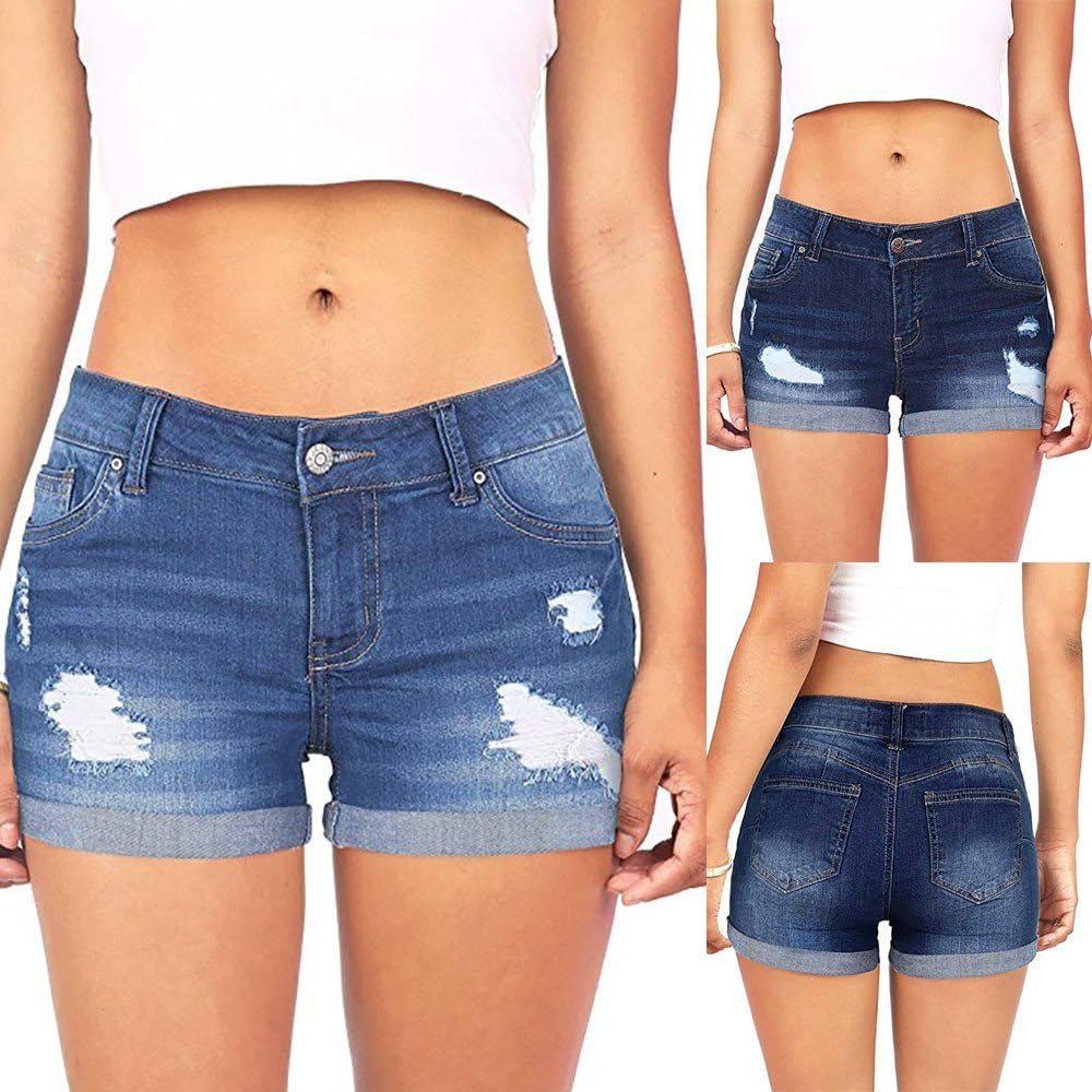 Women Jeans Shorts,Hemlock Teen Denim Shorts Pants Hot Pants Mini Ripped Shorts Trousers