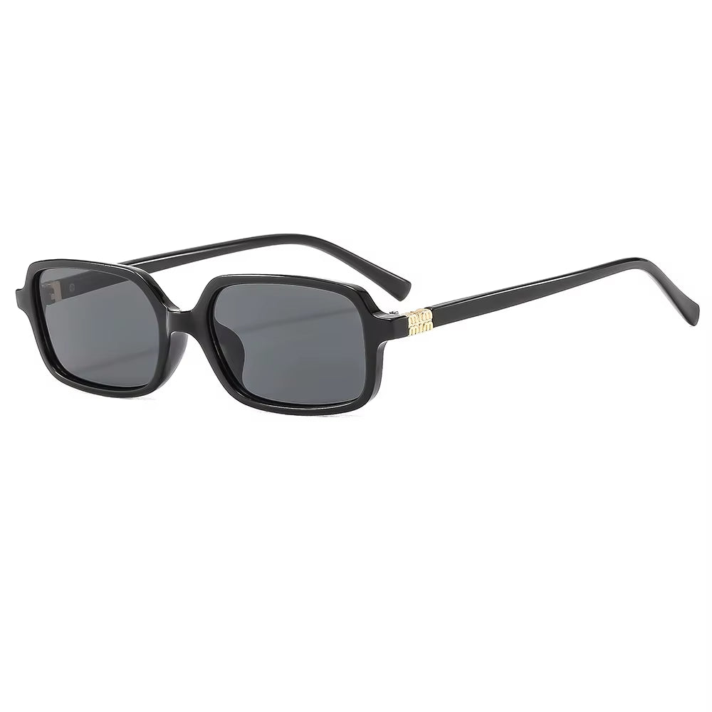 Fashion Rectangle Sunglasses Womens Men 2025 New Brand Designer Small Black Sun Glasses Goggle Trends Vintage Cat Eye Eyewear